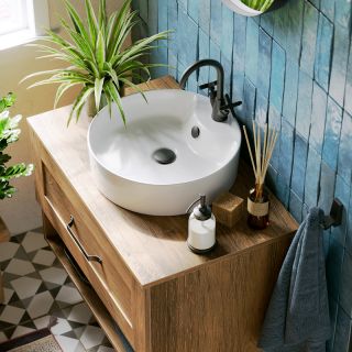 Подвесная тумба под раковину Aqwella Craft CRF0108DB 80 см